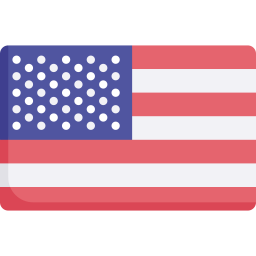 American Flag representing shipping within the USA